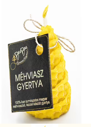 méhviasz gyertya
