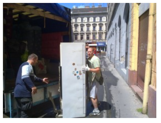 hűtőszekrény szállítása