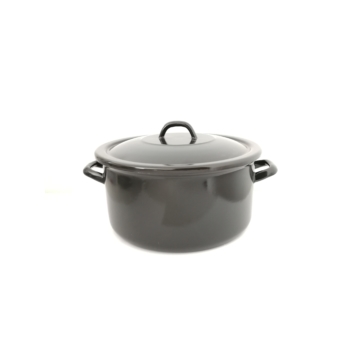 zománcozott öntöttvas lábas